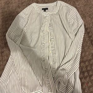 Talbots ruffled dress top small p